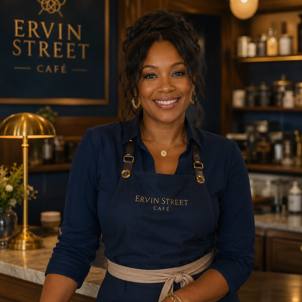 Nia, Ervin Street Café Host